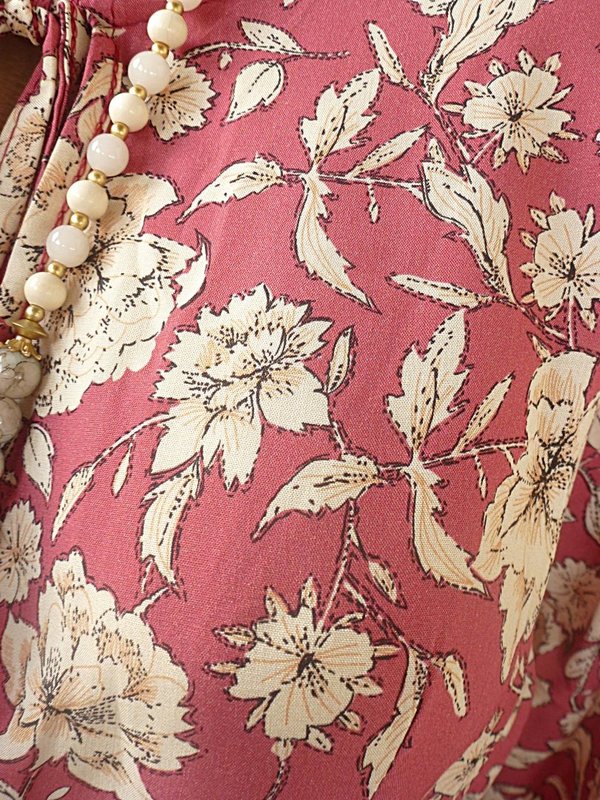 36 /38 38 40 42  oversize Tunika Bluse Kleid schönes Muster ausgestellte Ärmel viele Farben