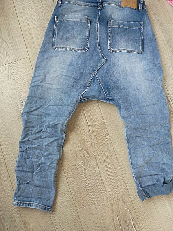 S M L XL  Mega baggy Boyfriend Jeans tiefer Schnitt