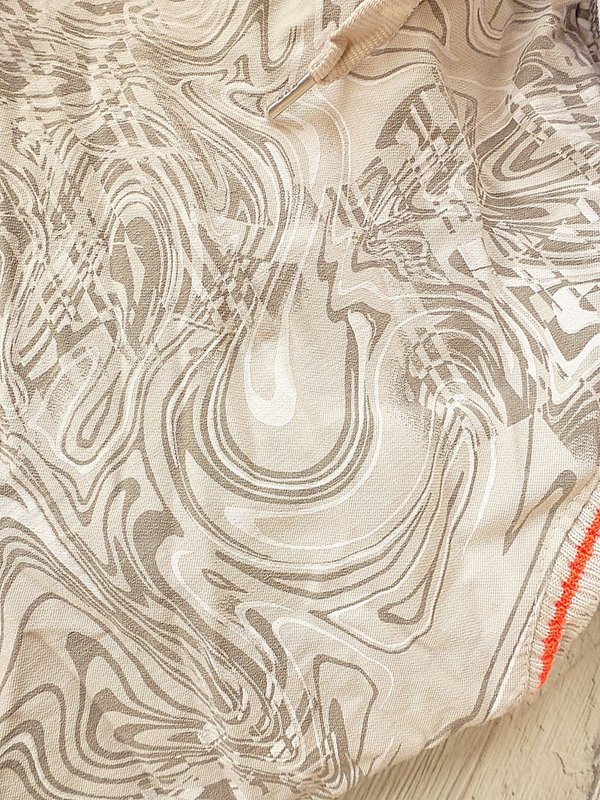 36/38 38 40 40/42 schöne Joggpant Muster  Print Hose Chino Strickbündchen